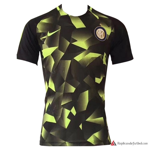 Camiseta Entrenamiento Inter 2017-2018 Negro Verde